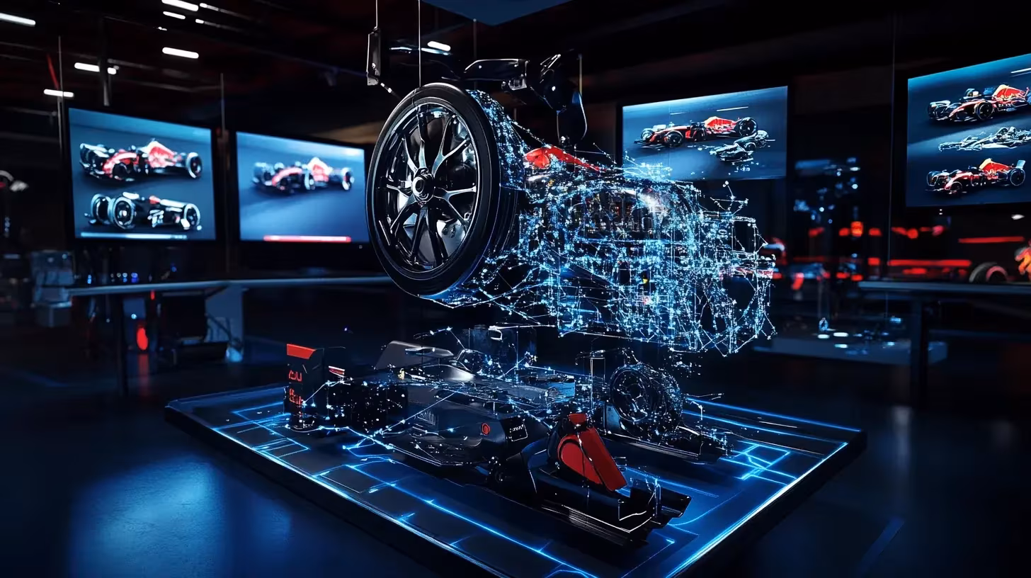 Team Redline bouwt Max’ mobiele rig op in de motorhome