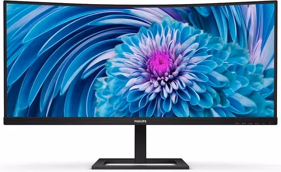 Philips 346E2CUAE - QHD Curved UltraWide USB-C Monitor - 65w - EPEAT & TCO - 34 Inch