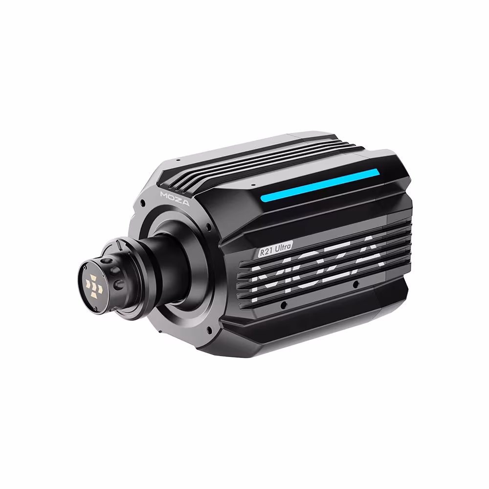 Moza R21 Ultra 21 Nm direct drive wheelbase met 21-bit encoder voor serieuze sim racers